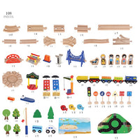 108 piece Wooden Train Set
